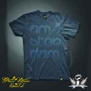 Greenhouse Ams-Ter-Dam Washed Blue-Navy T-Shirt (ATS019)